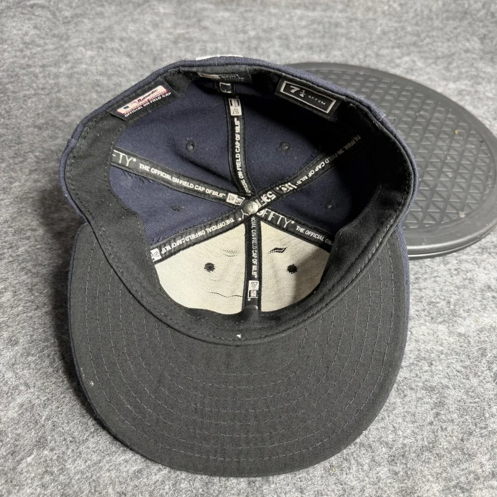 New Era 59FIFTY Boston Red Sox Hat MLB Authentic On-Field Navy Blue Fitted 7 1/4